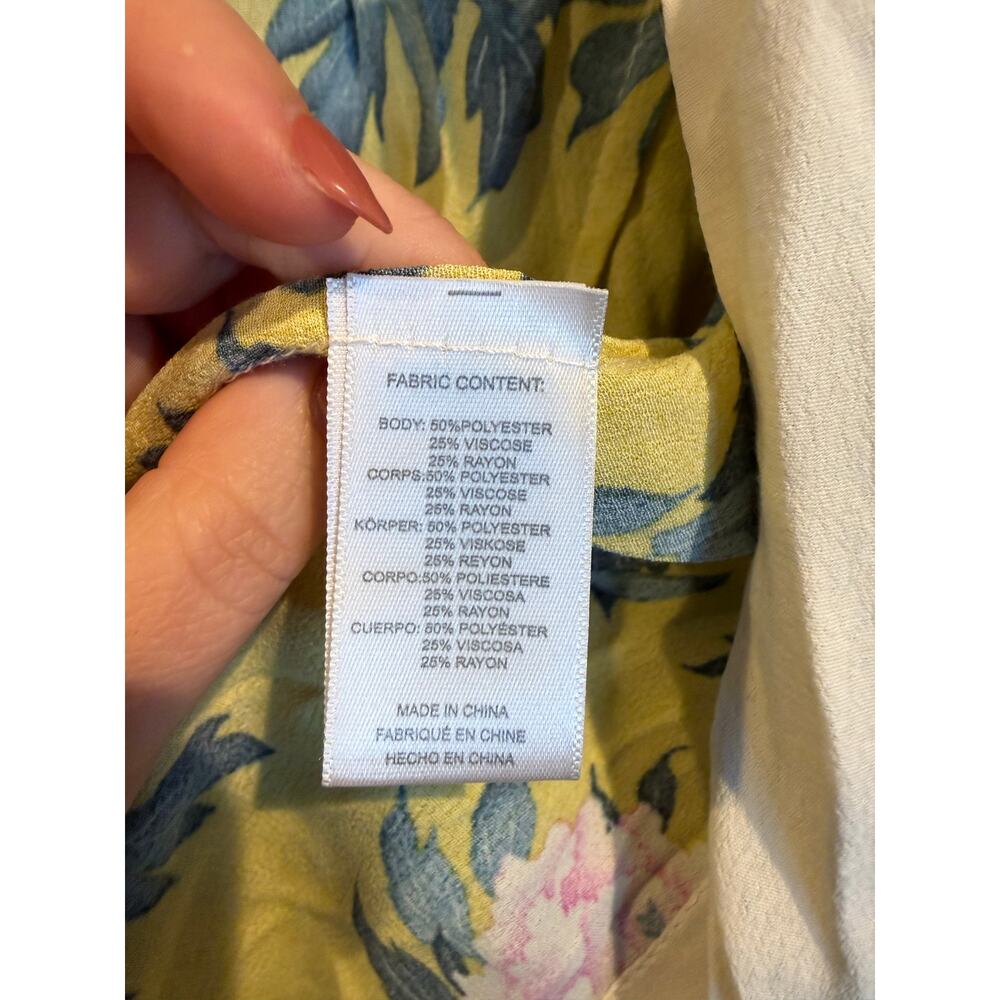 Anthropologie Floral Kimono Wrap – One Size - Picture 4 of 5